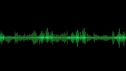 Poster - Sound wave analysis studio environment audio content digital space abstract viewpoint technology concept for seo impact