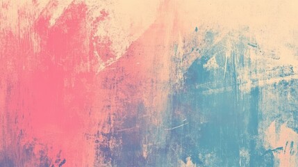 Poster - Abstract textured background pink blue grunge