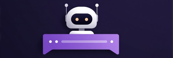 Poster - Phishing Bot Disguised as Customer Service Chat Interface With Minimalistic Design for Deceptive Communication