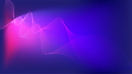 Poster - Colorful Fluid Wave Gradient Background Style