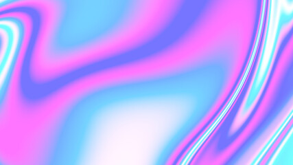 Poster - Holographic Swirls – Abstract Liquid Gradient Background