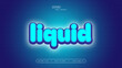 © semarjowodesign - Lliquid Cloud Text Concept with Blue Background