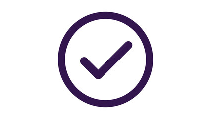 Poster - check mark icon