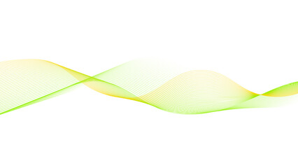 Wall Mural - colorful abstract background with vibrant waves on a white background