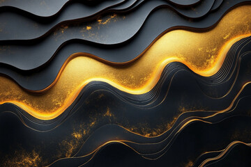 Poster - Abstract wallpaper, modern technology innovation concep generative AI