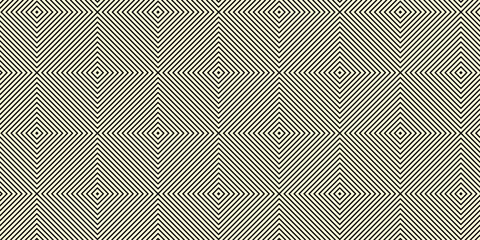 Fototapete - Line gepmetric pattern seamless abstract vector design. black line pattern.