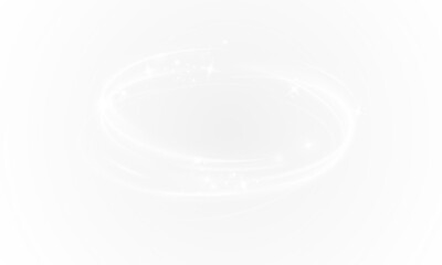 Poster - Png Light white Twirl. Curve white line light effect.Luminous Circular Light Trail.