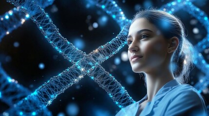 Poster - modern biotechnology and precision medicine innovations in genetic research and future technologies
