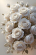 © Fatima - white roses bouquet