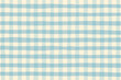 © Kim Phuong Art - Pastel blue gingham fabric square checkered seamless pattern texture background vector