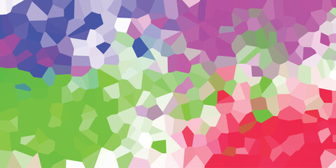 Aufkleber - Abstract geometric color block design created with organic polygons for background texture and artistic digital illustration