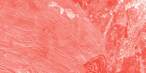 Aufkleber - Abstract textured artistic background featuring a coral color scheme and a painterly effect creating a unique visual aesthetic suitable for design projects