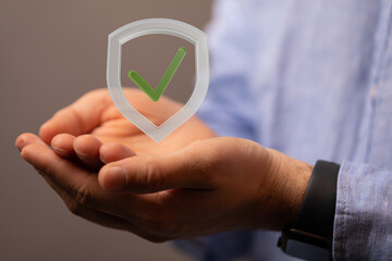 Poster - Safeguard your information with our reliable security solutions.  Trust, protection, and peace of mind.