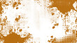 © AVADA - Artistic grunge background with halftone and splatter elements in earthy brown tones.