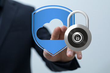 Poster - Protecting your sensitive data with robust cloud security measures.