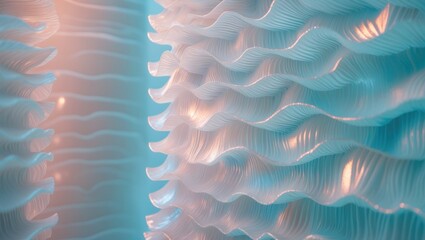 Poster - A textured background displays a subtle grid pattern with differences in tone and illumination.