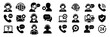 © Zaleman - Customer service icons representing support roles in a modern digital environment with various communication tools