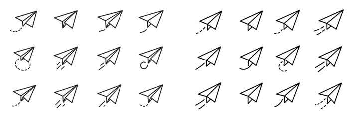 Aufkleber - Collection of various cursor arrow designs showing different styles of movement and animation in digital art