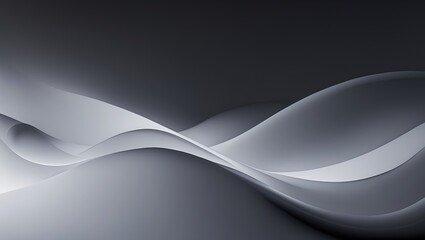 Poster - Abstract blurred black and white background featuring light streaks.