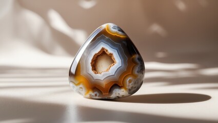 Poster - Agate is a gemstone formed from the mineral stone.