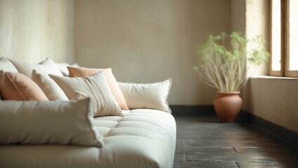 Poster - abstract hotel lobby blur background with vintage effect style.