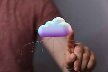 Aufkleber - Cloud technology offers secure, scalable data storage and easy access. Improve efficiency and collaboration.