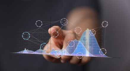 Poster - Visualize your data with interactive charts. Improve insights and make better business decisions.