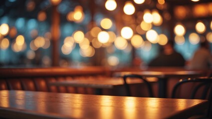 Aufkleber - Beautiful bokeh of light bulbs in the background with soft glow and blurred effect.