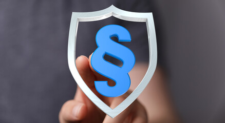 Poster - Shield your legal interests.  Expert advice and robust protection.