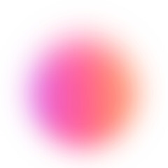Poster - Abstract Color Gradient Shape. Pink Purple Orange blurred Design Element
