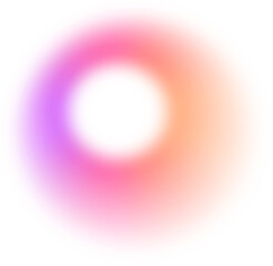 Poster - Abstract Color Gradient Shape. Pink Purple Orange blurred Design Element