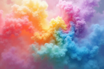 pastel rainbow cloudscape swirling design a vibrant and colorful scalable graphic perfect for brandi