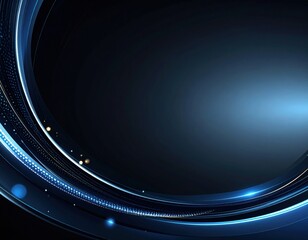Poster - Dynamic abstract light burst digital space visual art futuristic environment wide angle modern concept design