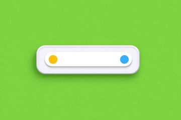 Poster - Static Distorted Icon Displayed on a Web Browser Tab Against a Vibrant Green Background Showcasing Interactive Elements