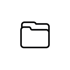 Poster - Simple and Elegant Document Folder Icon on a Minimalistic Background for Easy File Organization and Management Transparent background or png