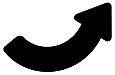 Aufkleber - Doodle arrow on transparent background