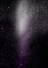 Wall Mural - galaxy in a free space.