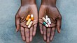 © Ulia_photo - Hands with tablets in a gentle grip, symbolizing the choice not to take medication.