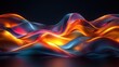 © Puri - Abstract wavy forms in vibrant colors