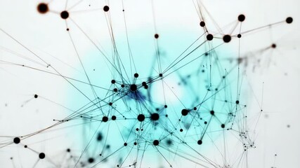 Poster - Exploring the intricate beauty of interconnected networks in abstract design