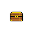 © veronchick84 - treasure chest icon 8 bit, pixel art treasure 8-bit icon for game  logo.