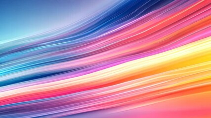 Poster - Vibrant Colorful Light Trails with Dynamic Motion for Creative Visuals