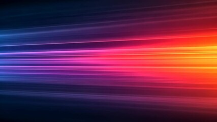 Poster - Vibrant Light Trails in Motion Creating a Dynamic Color Spectrum
