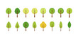 © HOLYONE - set of green trees