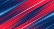 © Muhammad - Dynamic diagonal streaks of vibrant red and blue light, creating an energetic and abstract visual effect.