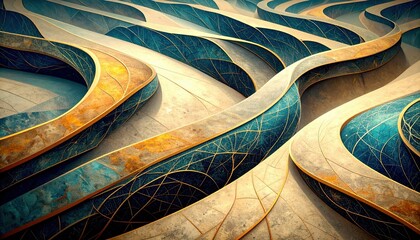 Poster - Abstract Pathways of Unfolding Narratives in a Metaphorical Landscape