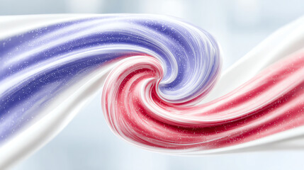 Poster - Abstract swirl of colorful lines blending together to create a dynamic visual effect, perfect for design and background use.