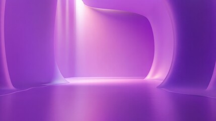 Poster - Studio background concept abstract empty light gradient purple studio room background for product