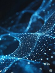Poster - Business development to success and growth concept. Global network business structure. Data analysis and exchange. Generative Ai.