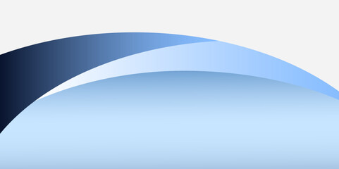 Poster - Abstract layered water wave banner template.